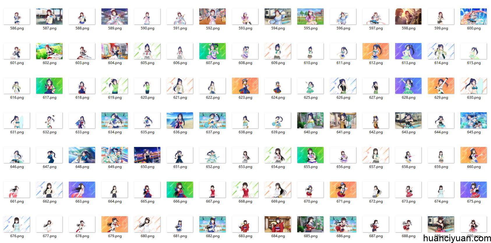 [会员][立绘图包]Love Live! 学园偶像祭2 MIRACLE LIVE! 立绘+CG[1654P]
