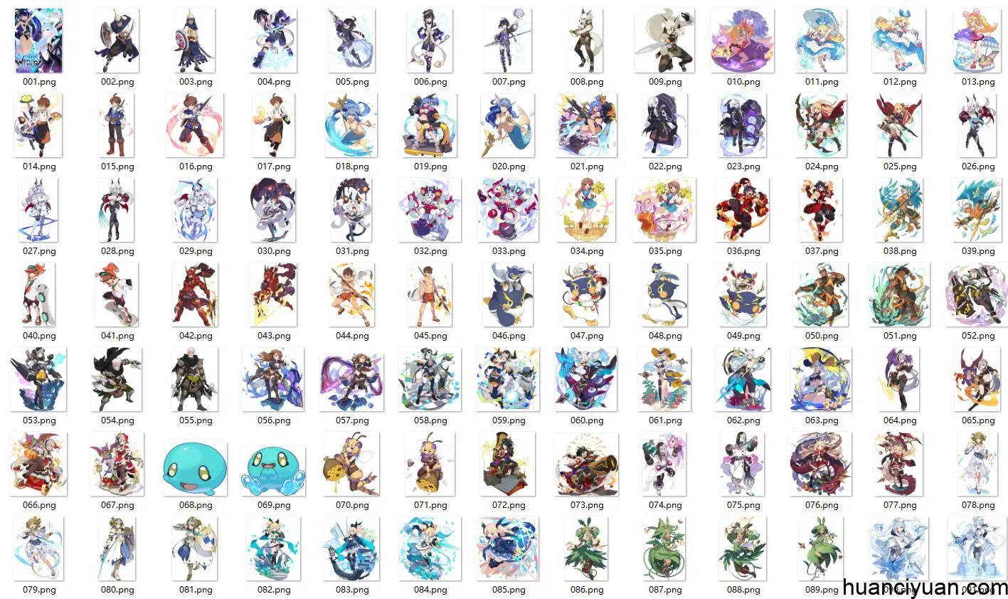 [会员][立绘图包]World Flipper(弹射世界) 立绘[699P]