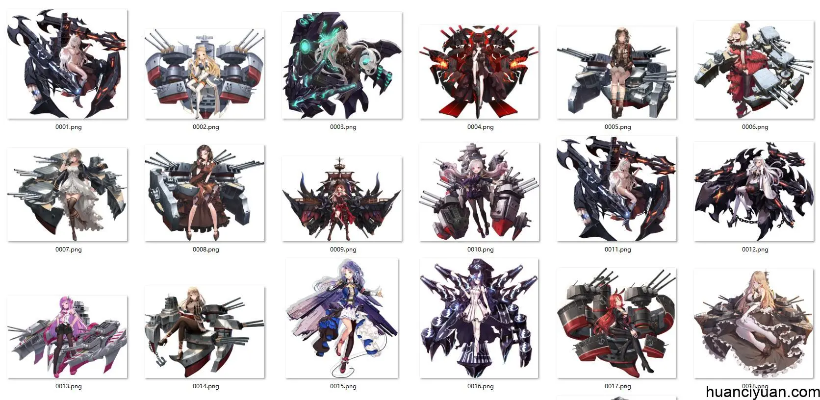 [会员][立绘图包]深渊地平线[138P]