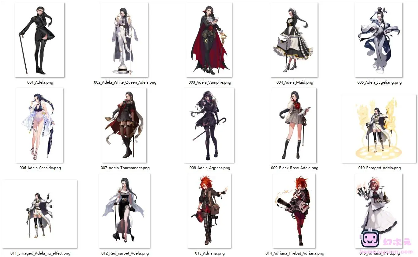 [会员][立绘图包]Black Survival[454P]