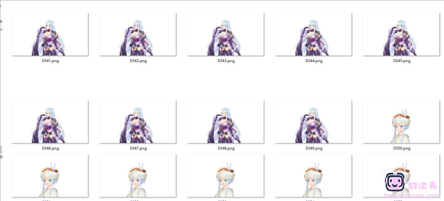 [会员][立绘图包][八宝備仁]美少女万華鏡異聞 雪おんな[1106P]