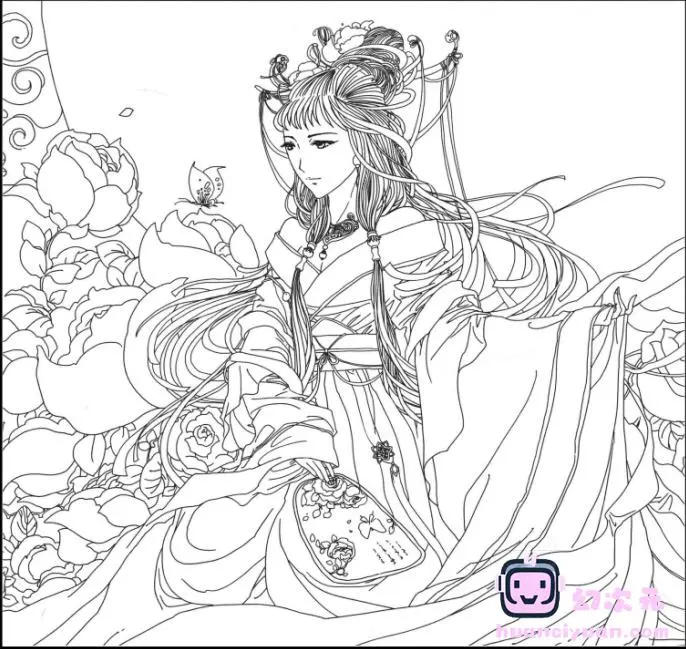 [线稿]古风线稿集VI[50P]