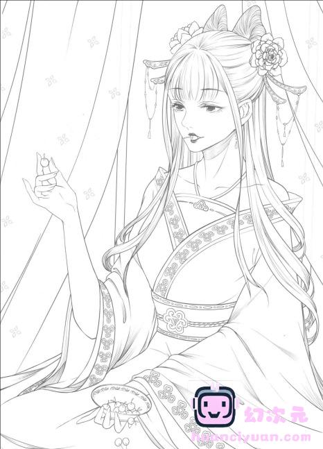 [线稿]古风线稿集III[43P]