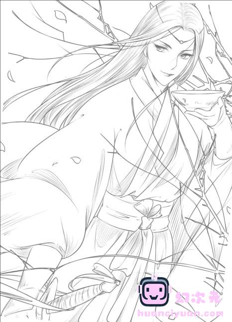 [线稿]古风线稿集III[43P]