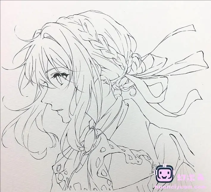 [线稿][紫罗兰永恒花园]薇尔莉特 伊芙加登[27P]