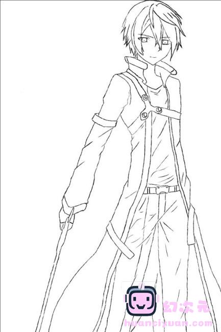 [线稿][刀剑神域]桐谷和人(桐人)[18P]