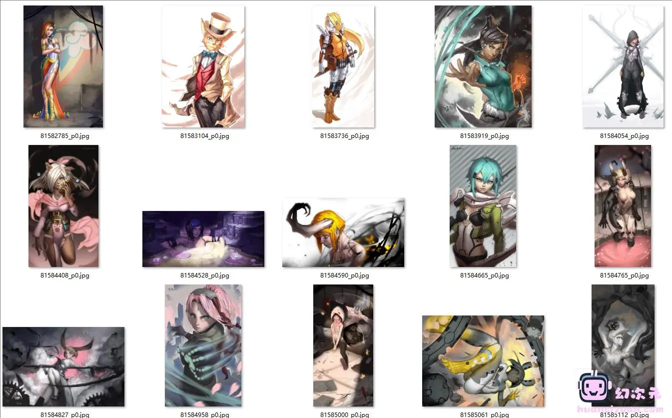 [andaerz]PIXIV+instagram+推特图片包[1254P]