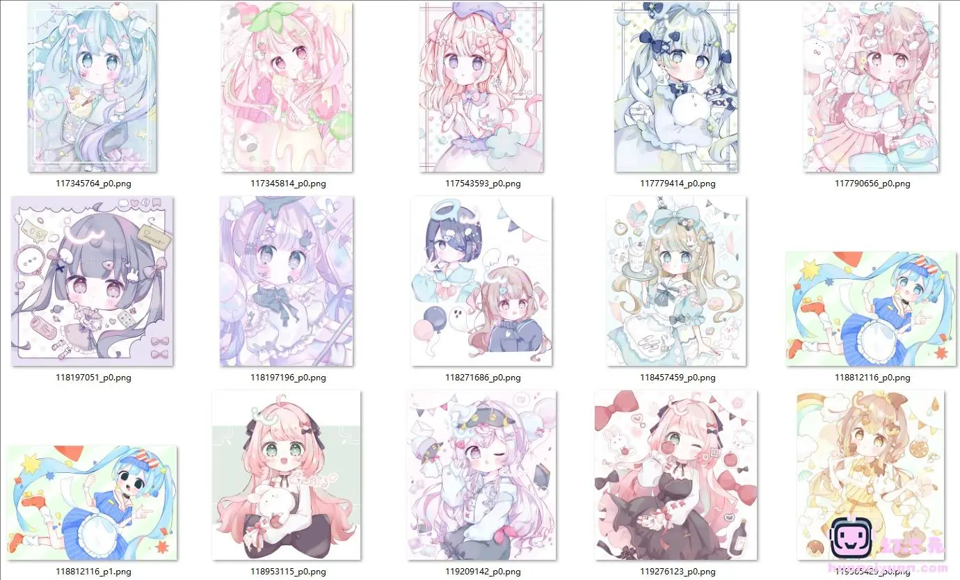 [甘花くるり(amahana_curu)]Pixiv+推特图片包[60P]