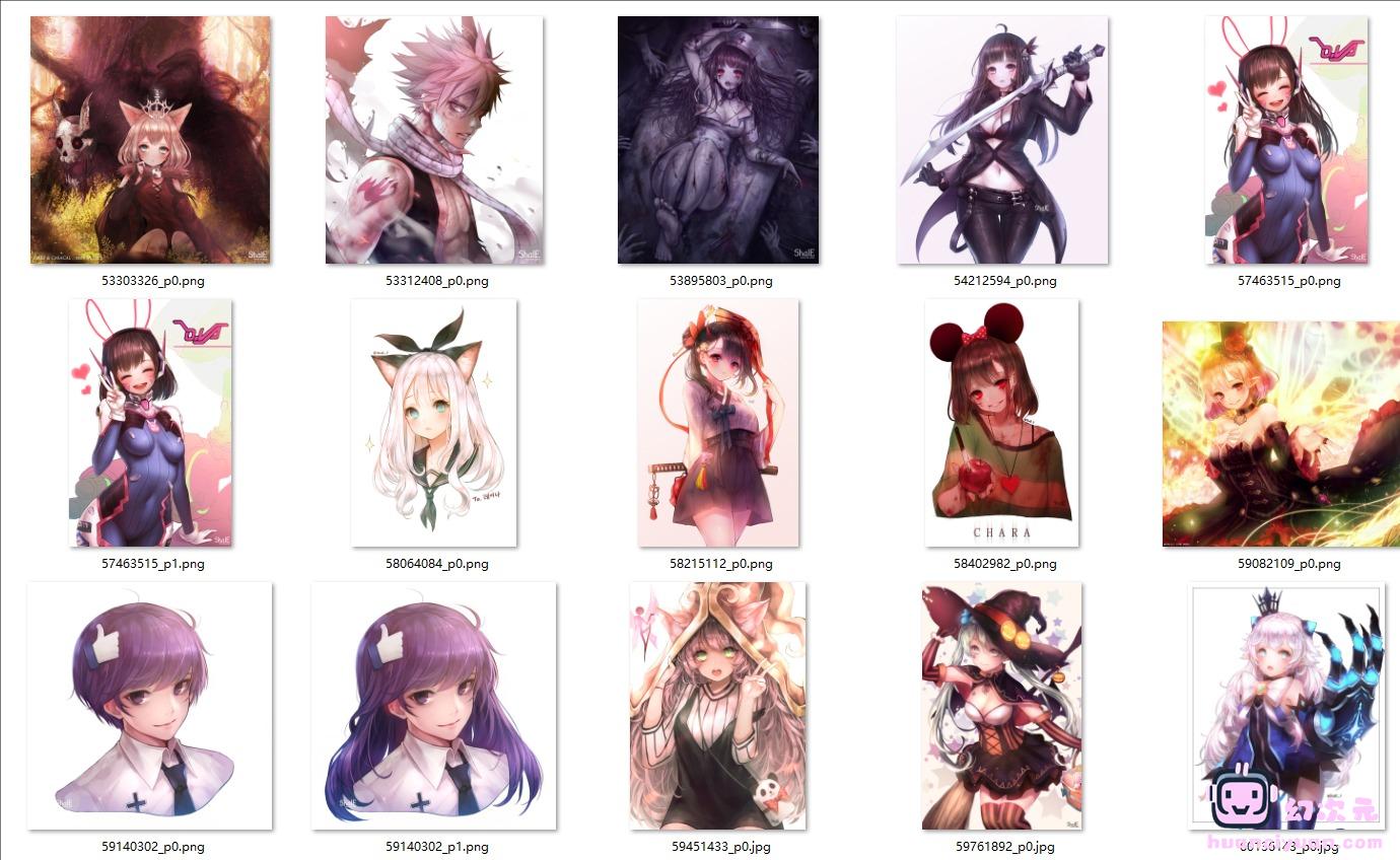 [Shal.E]PIXIV+instagram+artstation+推特图片包[82P]