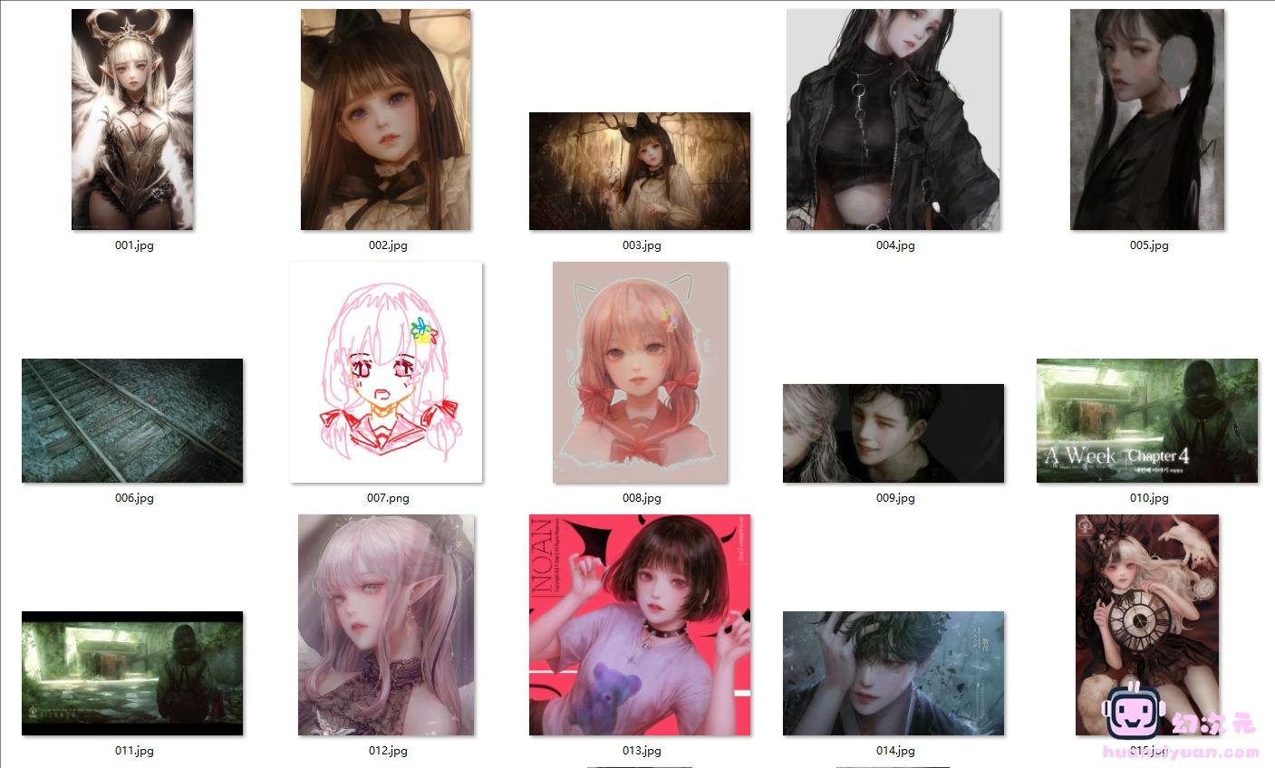 [Shal.E]PIXIV+instagram+artstation+推特图片包[82P]