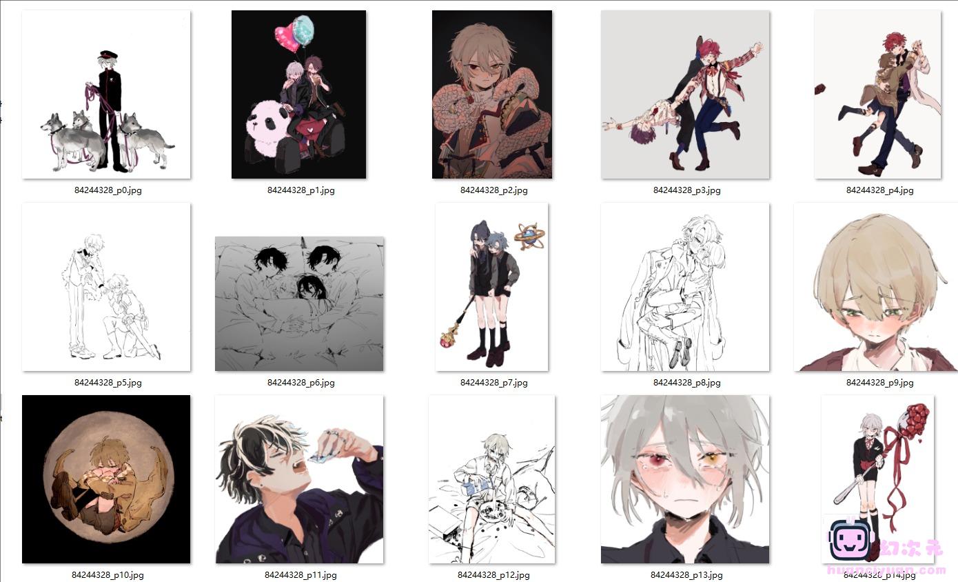 [Lbf5n]Pixiv+推特图片包[272P]