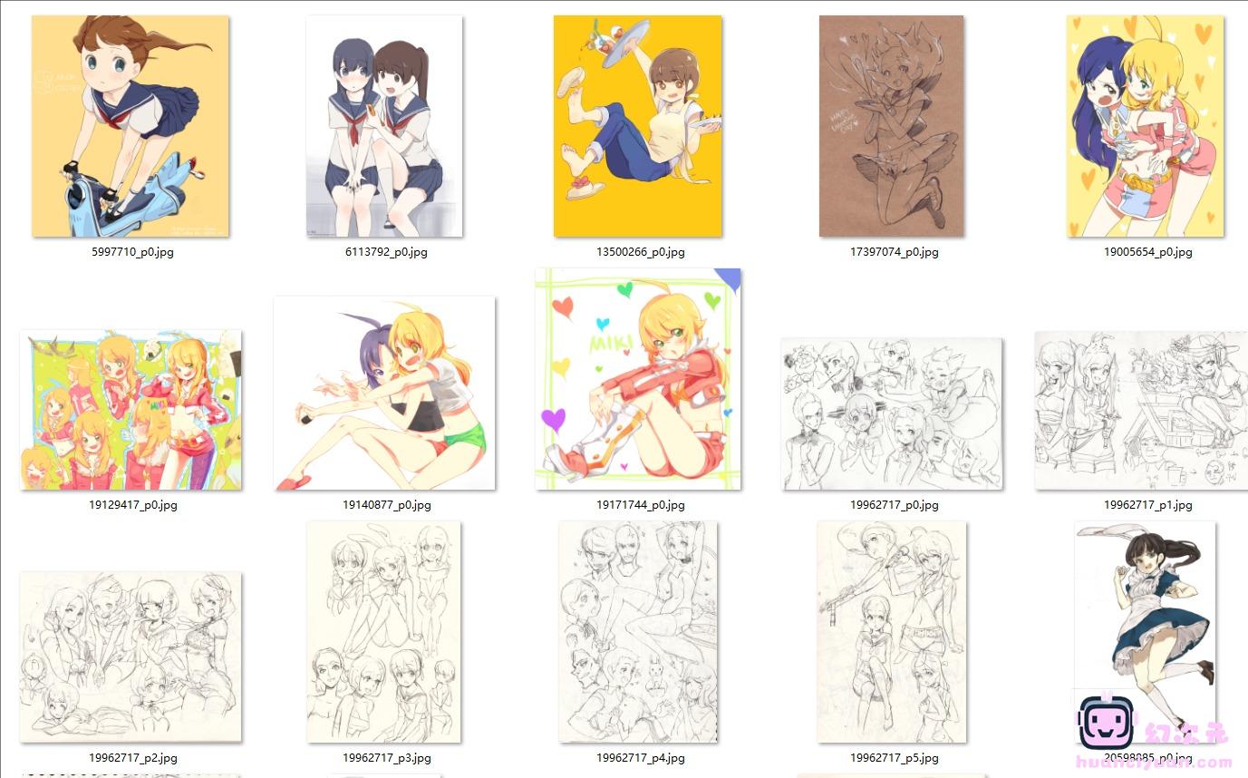 [かも仮面(sangsilnoh)]Pixiv+推特图片包[799P]