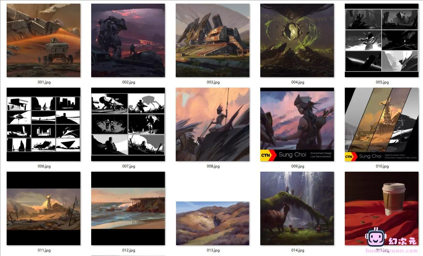 [Sung Choi]artstation+instagram+推特图片包[380P]