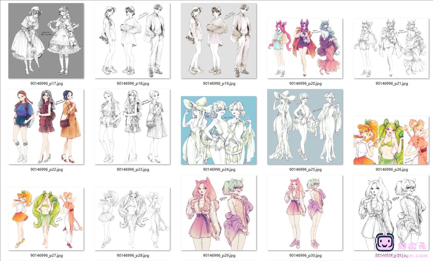 [YHM]PIXIV+instagram+推特图片包[2048P]