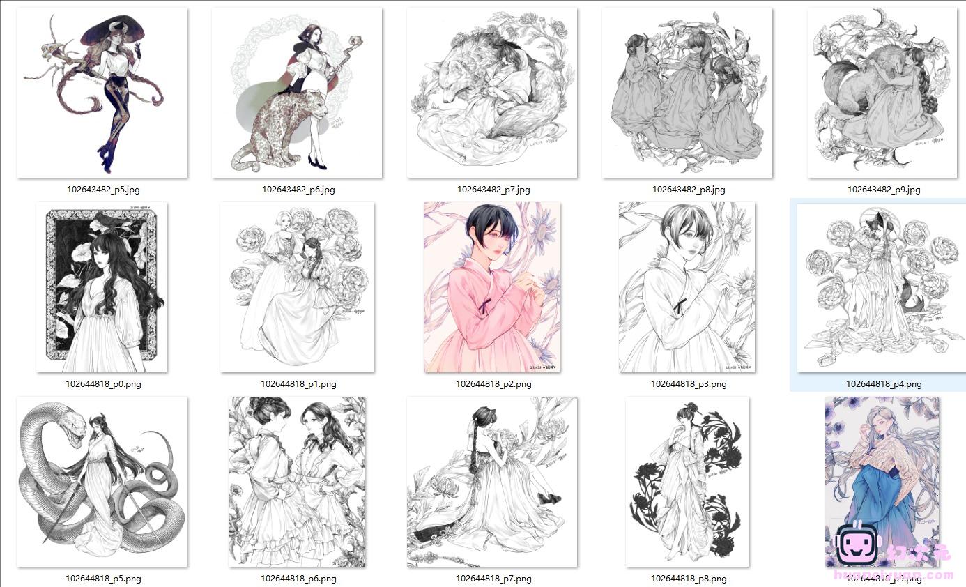 [YHM]PIXIV+instagram+推特图片包[2048P]