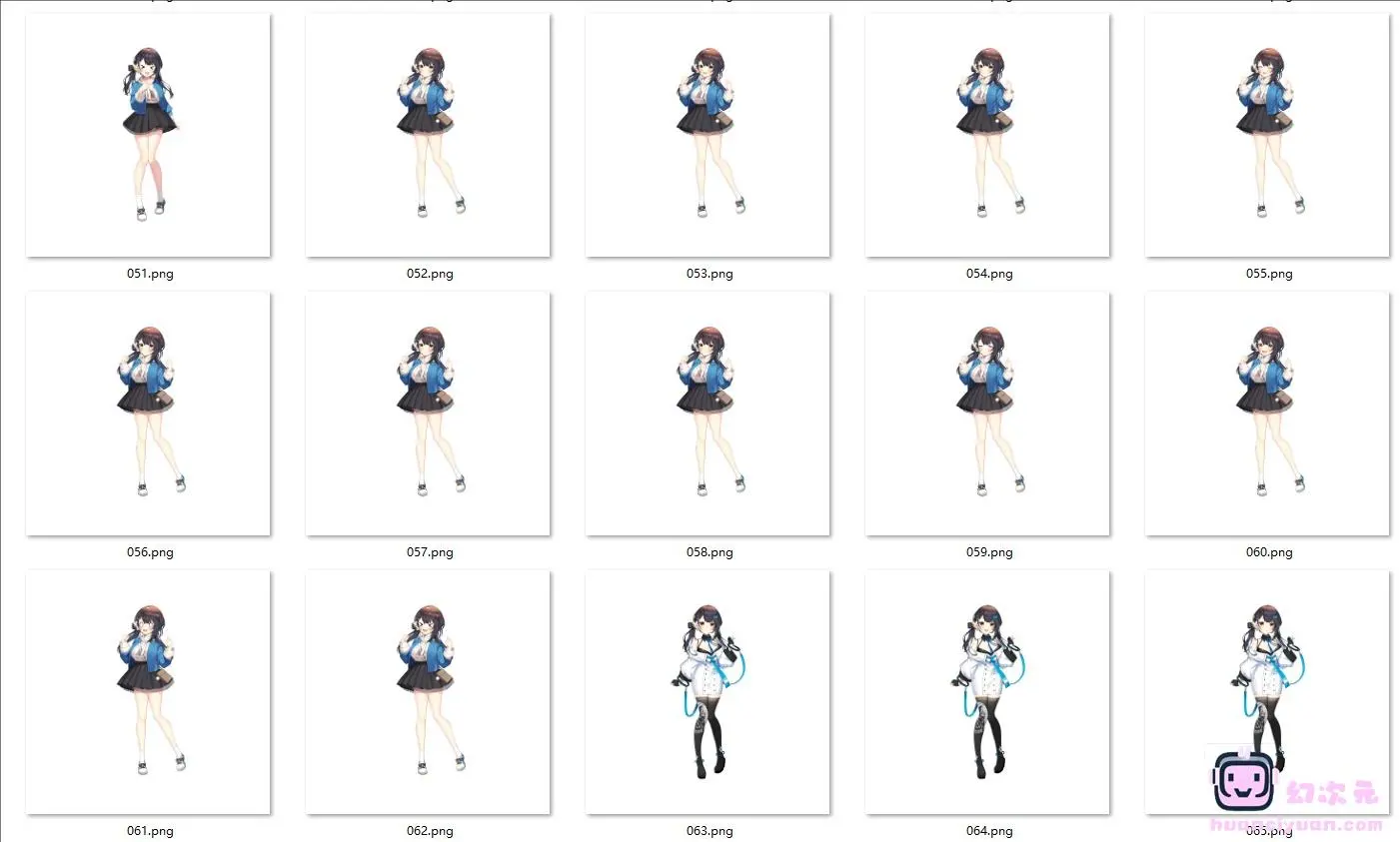 [立绘图包][灰葉 ぺろ]刹那にかける恋はなびSS 撫子+小鞠[260P]