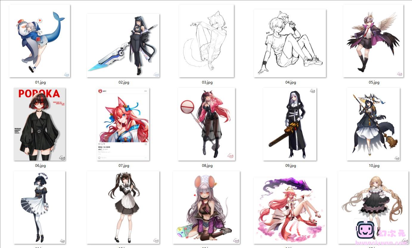 [W.J]Pixiv+推特图片包[38P]