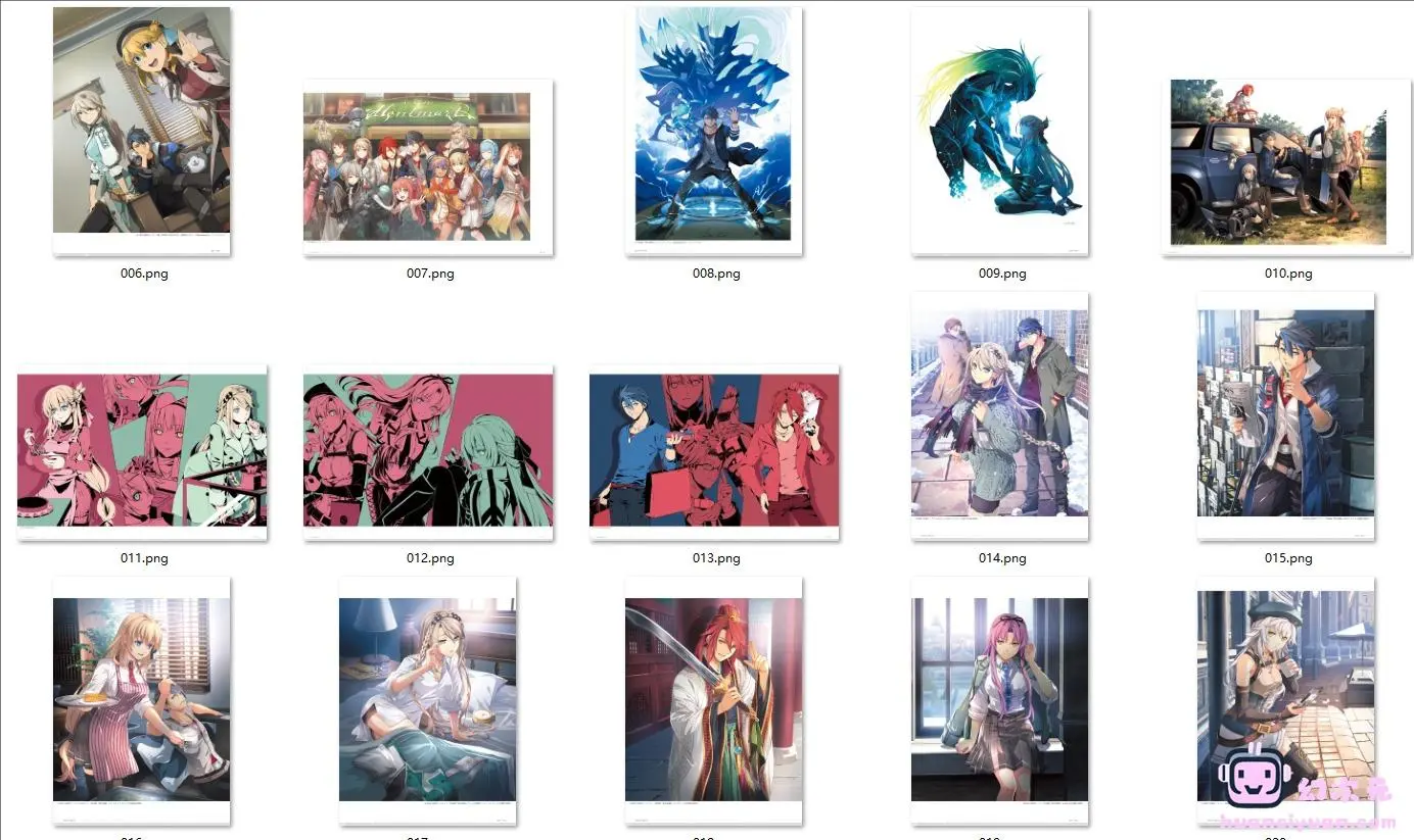 [画集]英雄传说：黎之轨迹Ⅱ -CRIMSON SiN- 资料设定集 DL版[156P]