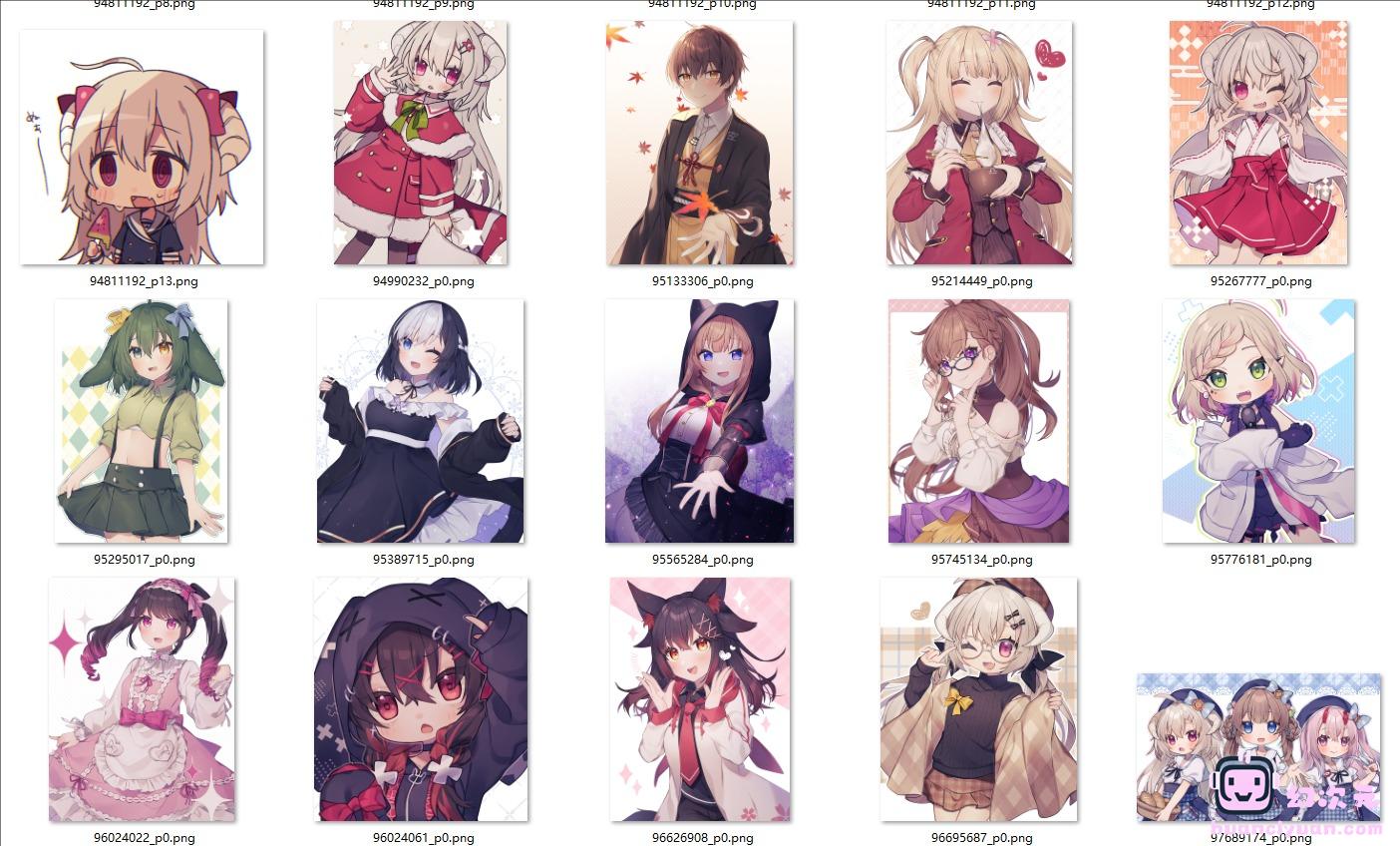 [花咲アヤメ]Pixiv+推特图片包[527P]