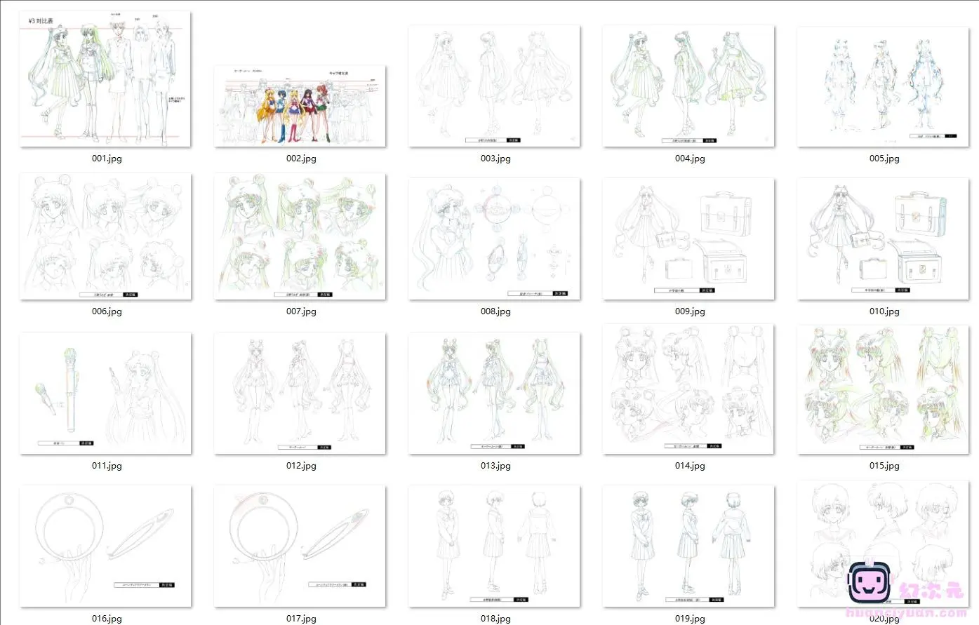 [线稿集]美少女战士Crystal 第1-3季 动画原画设定资料集[288P]