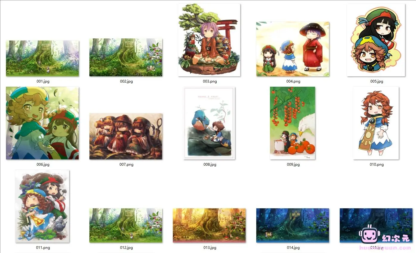 妖精森林的小不点 图片CG包[118P]