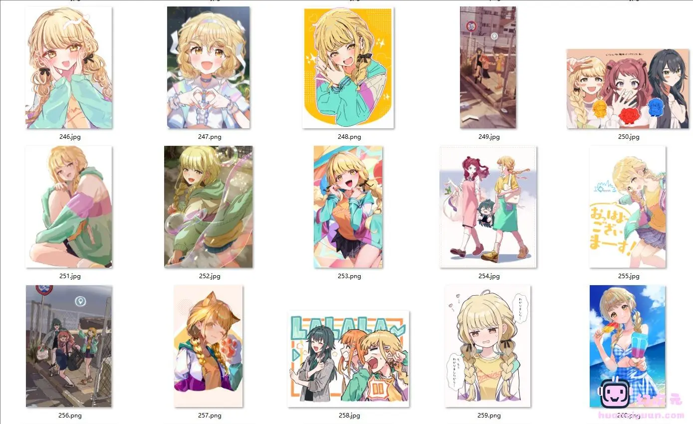 [学园偶像大师]藤田琴音 高清图片CG包[666P]