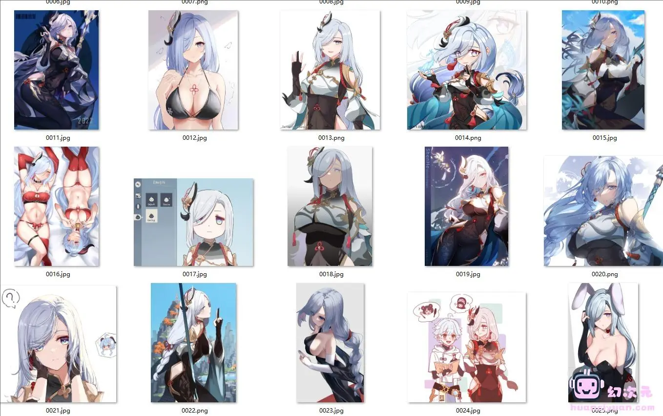 [原神]申鹤 高清图片CG包[1895P]