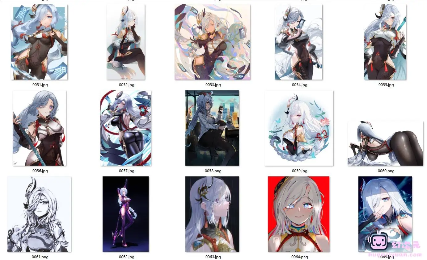 [原神]申鹤 高清图片CG包[1895P]