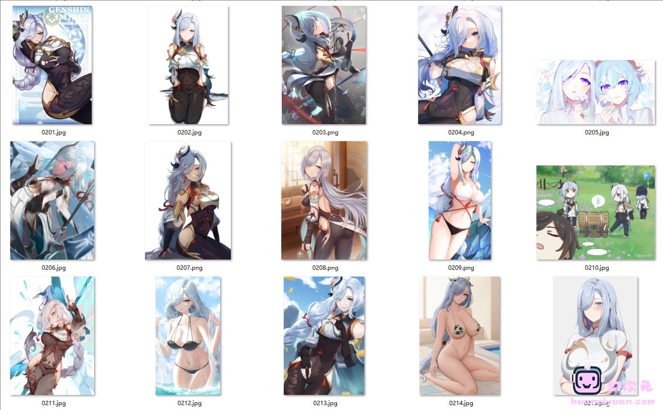 [原神]申鹤 高清图片CG包[1895P]