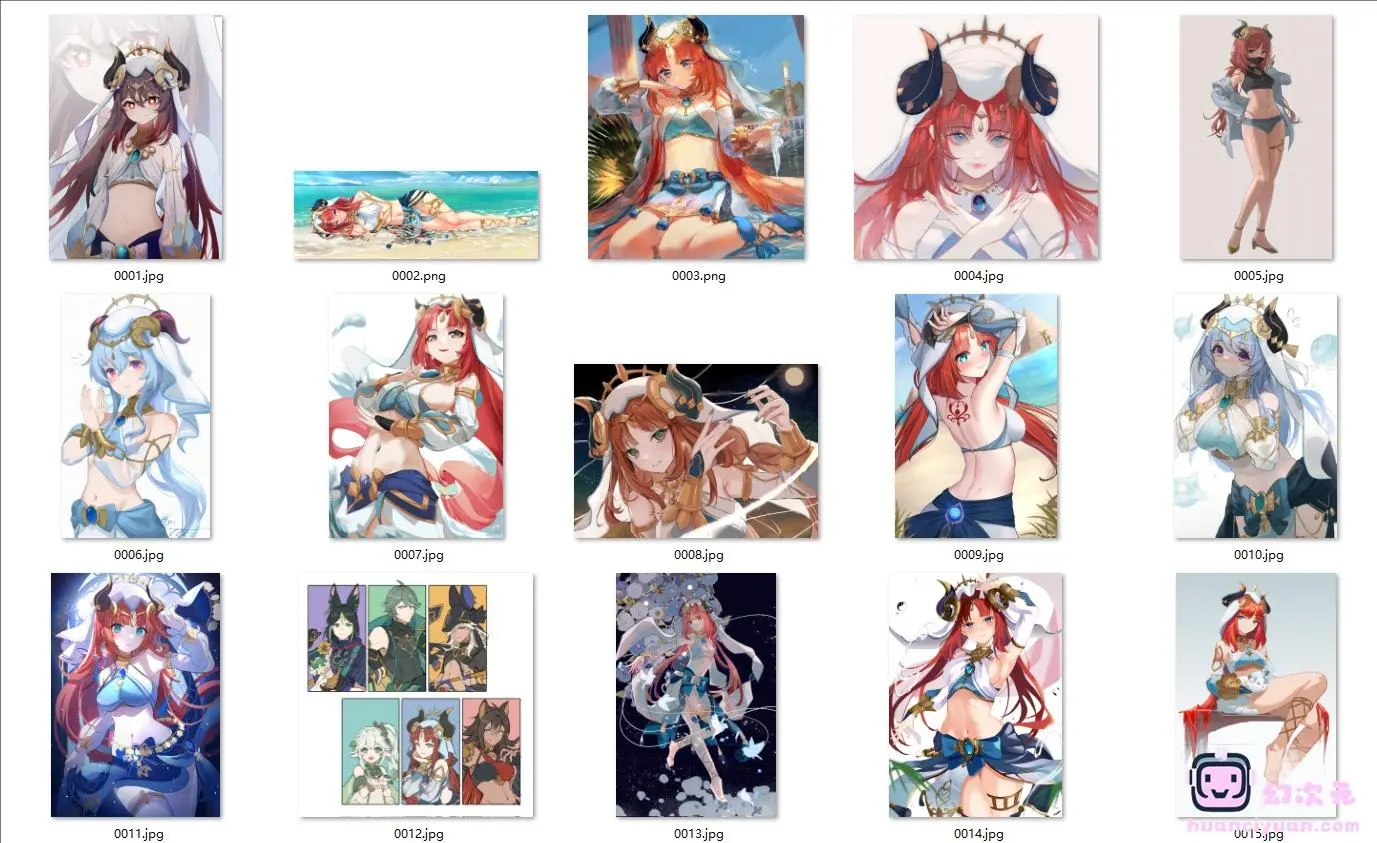 [原神]妮露 高清图片CG包[445P]