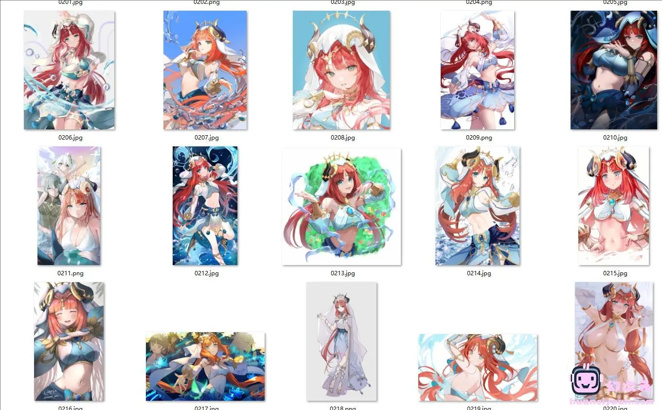 [原神]妮露 高清图片CG包[445P]