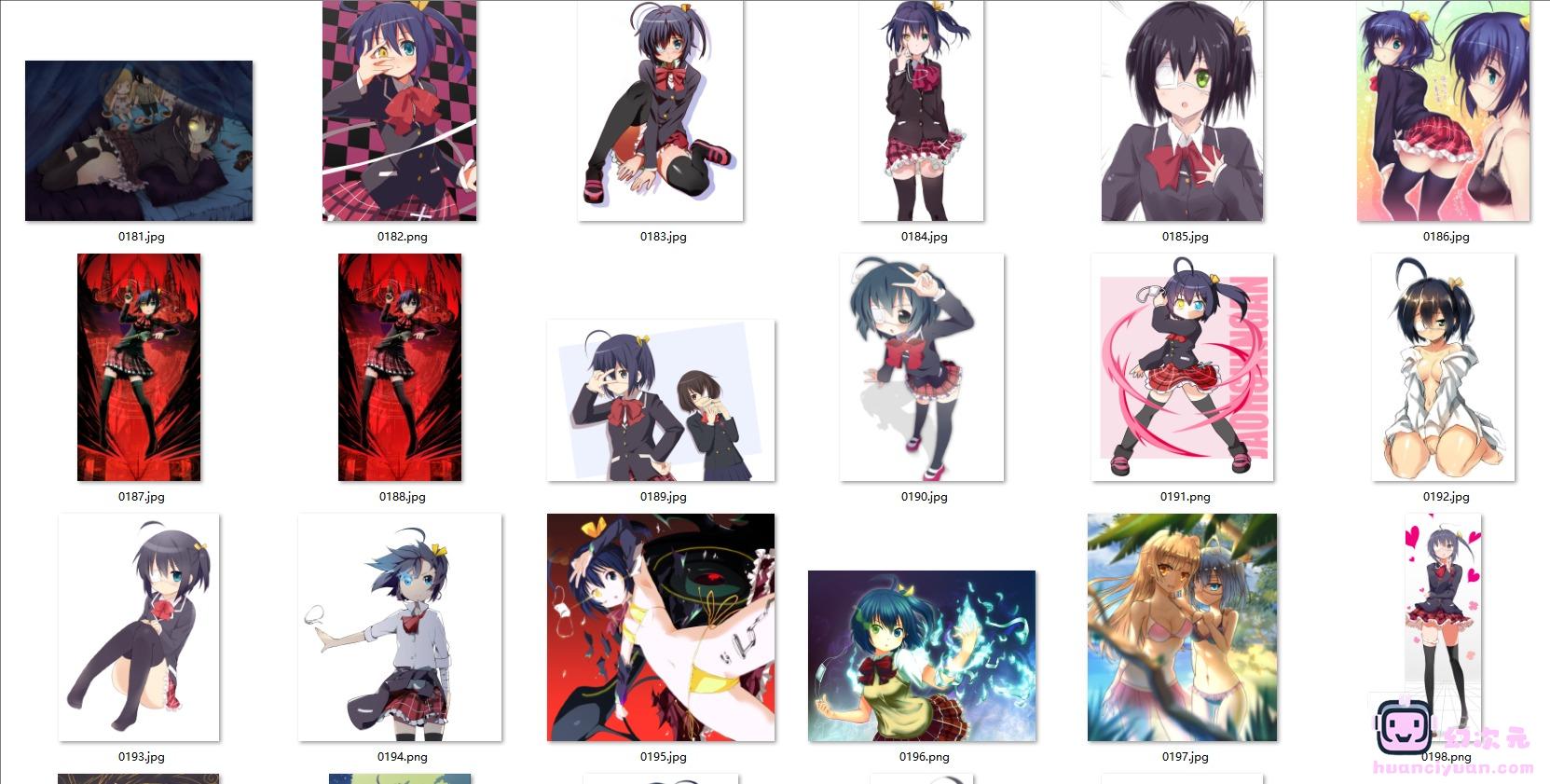 [中二病也要谈恋爱]小鸟游六花 高清图片CG包[1457P]