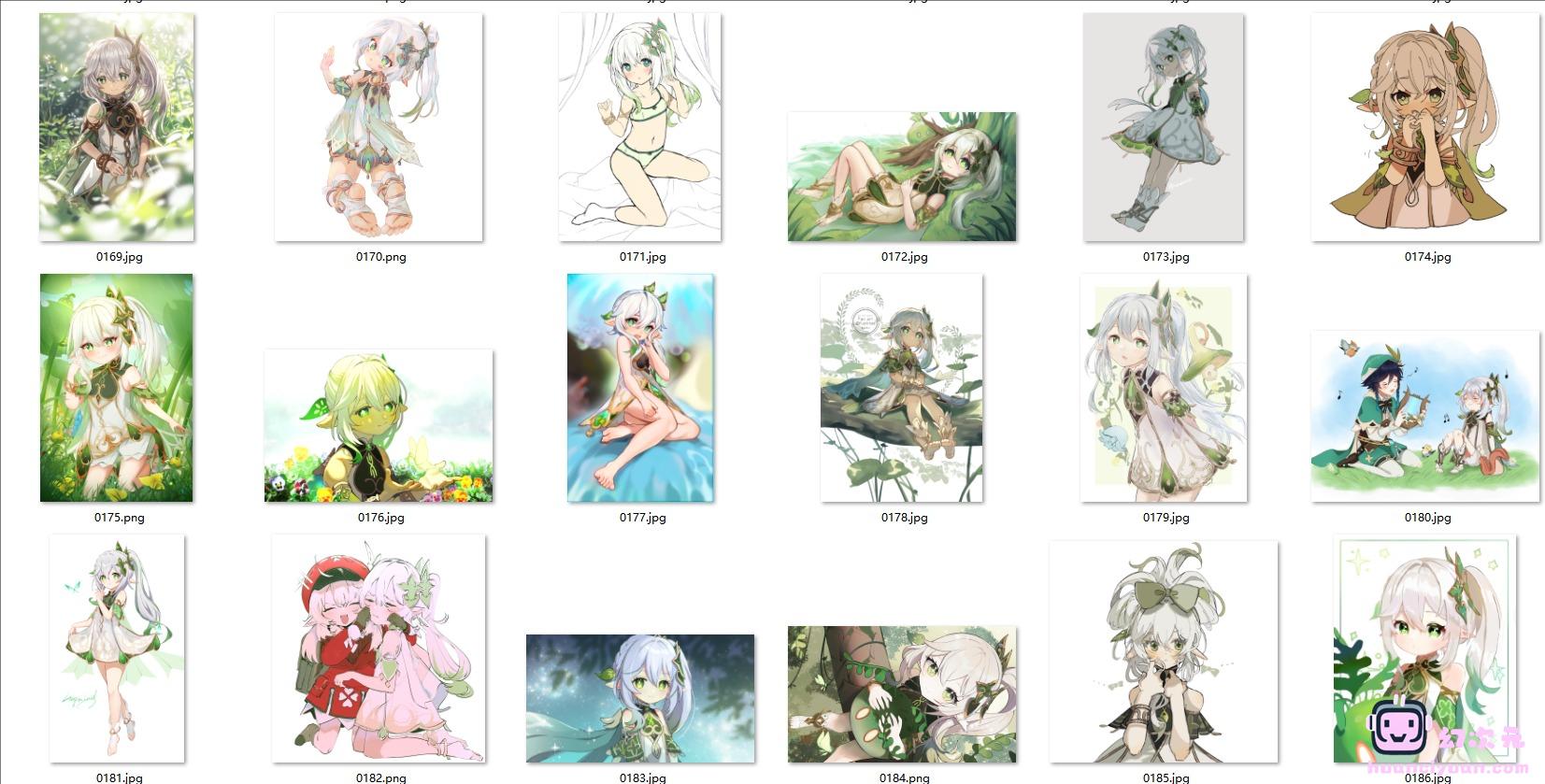 [原神]纳西妲 高清图片CG包[300P]