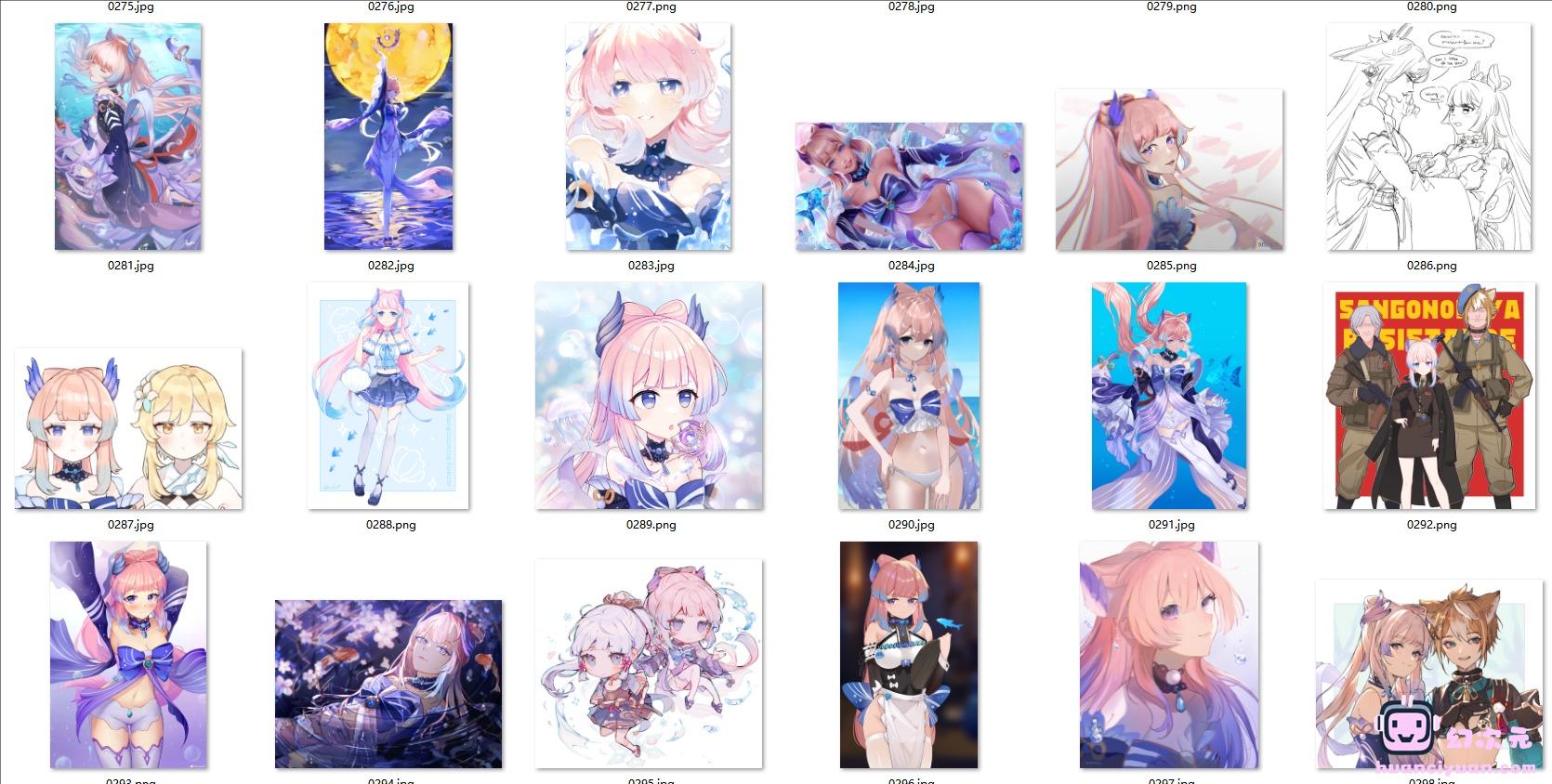 [原神]珊瑚宫心海 高清图片CG包[1100P]