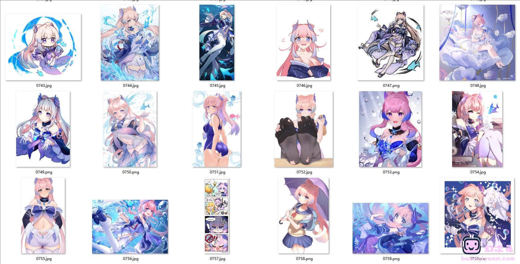 [原神]珊瑚宫心海 高清图片CG包[1100P]