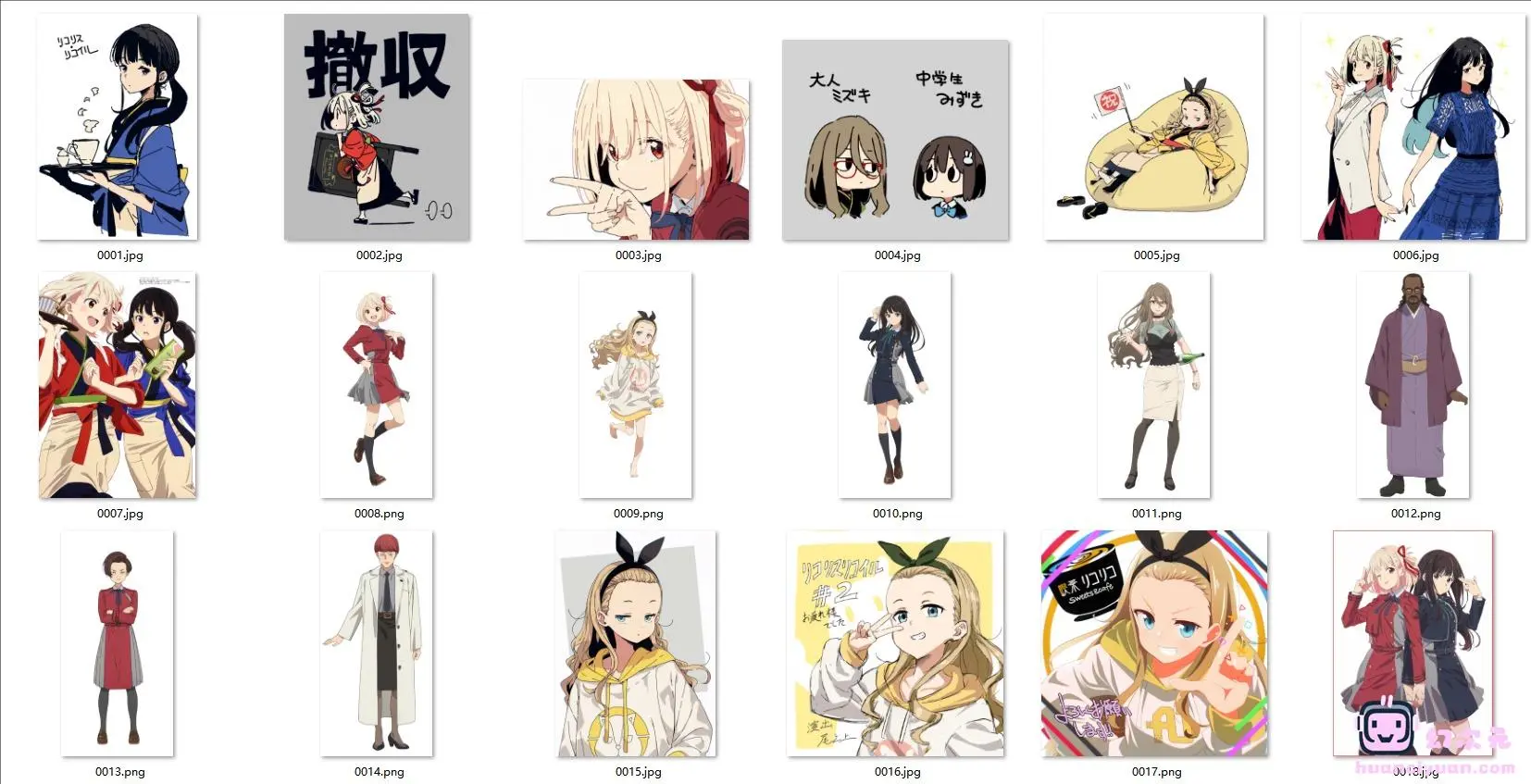 Lycoris Recoil(莉可丽丝) 图片CG包[606P]