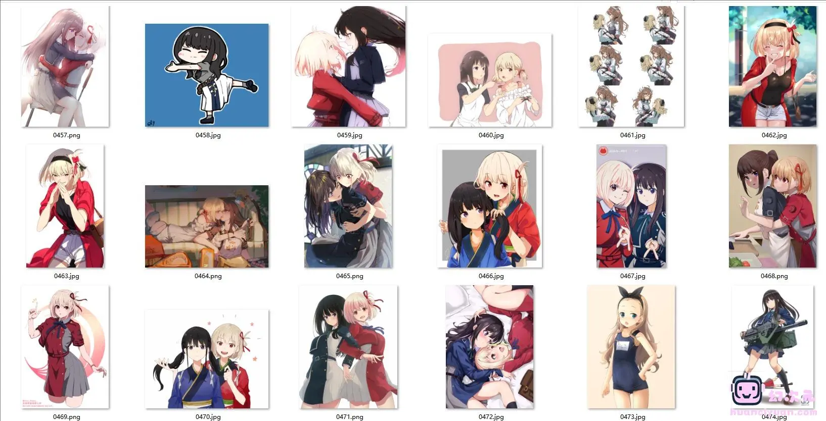 Lycoris Recoil(莉可丽丝) 图片CG包[606P]