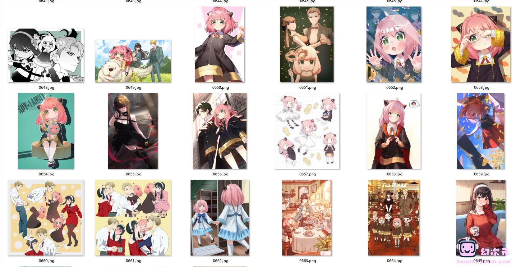 [间谍过家家]阿尼亚·福杰 高清图片CG包[1628P]