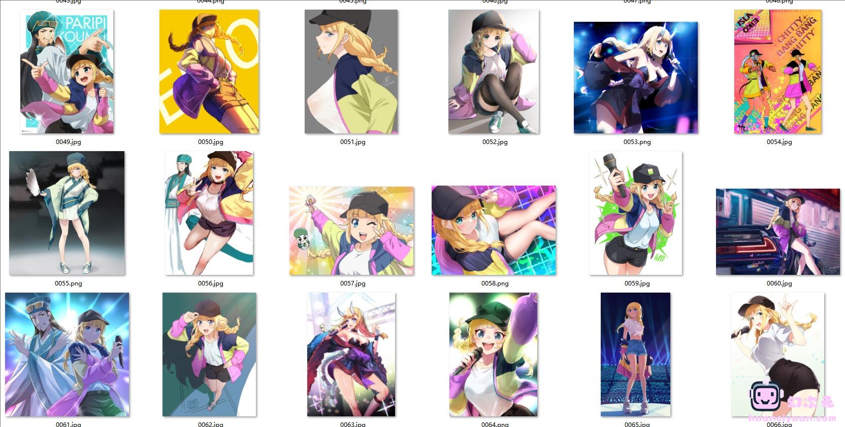 [派对浪客诸葛孔明]月见英子 高清图片CG包[132P]