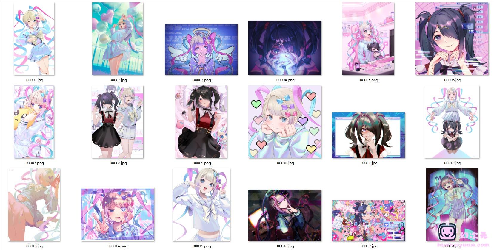 [主播女孩重度依赖]糖糖/超天酱 高清图片CG包[313P]