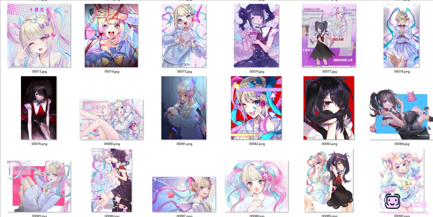 [主播女孩重度依赖]糖糖/超天酱 高清图片CG包[313P]