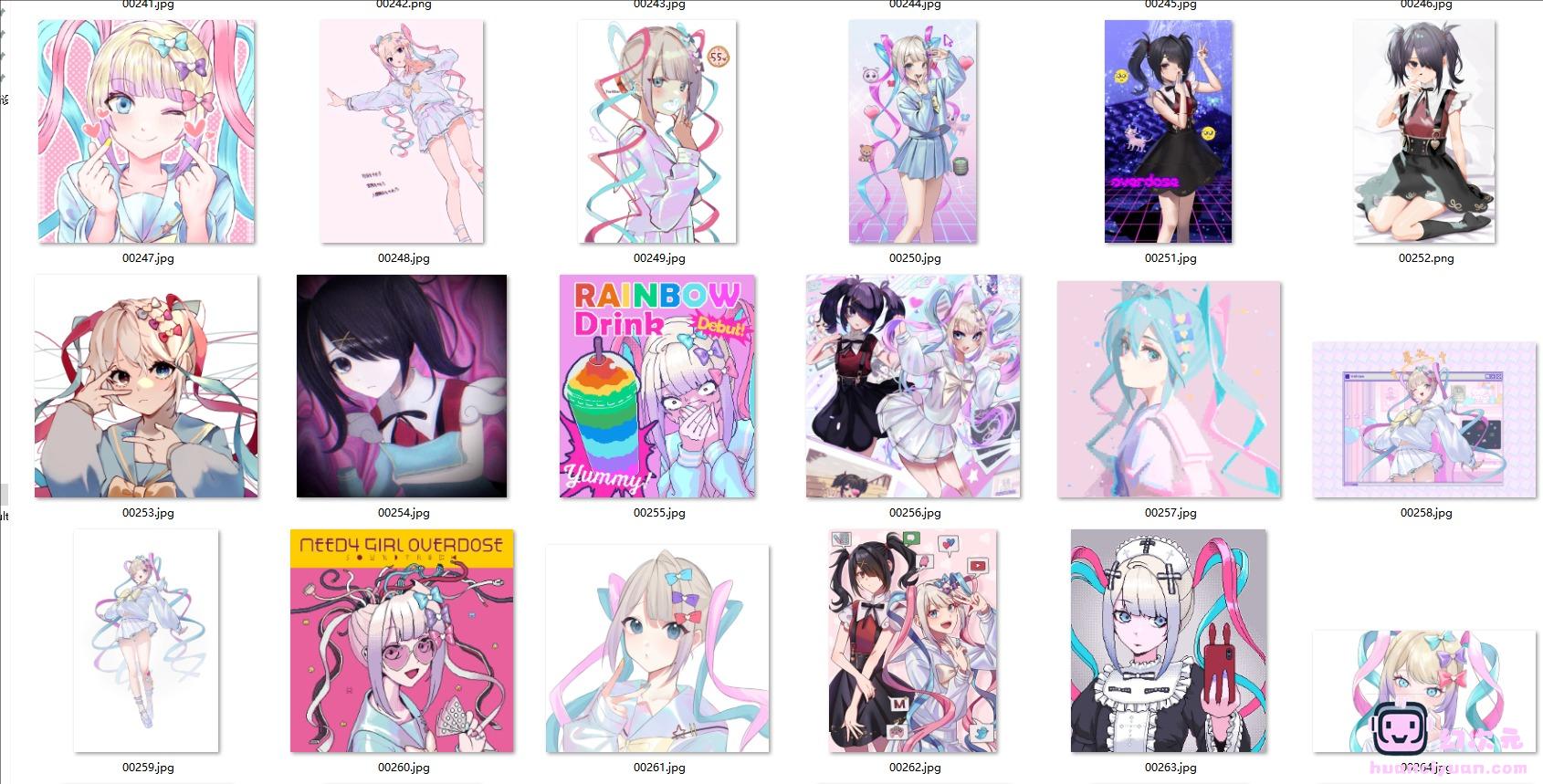 [主播女孩重度依赖]糖糖/超天酱 高清图片CG包[313P]