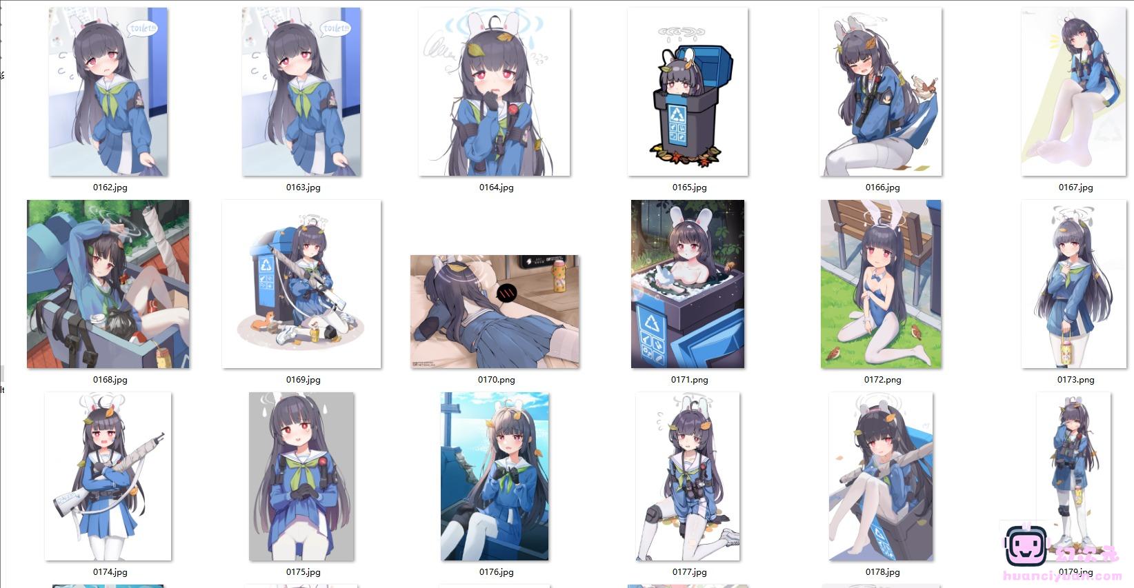 [碧蓝档案/蔚蓝档案]霞泽美游 高清图片CG包[205P]