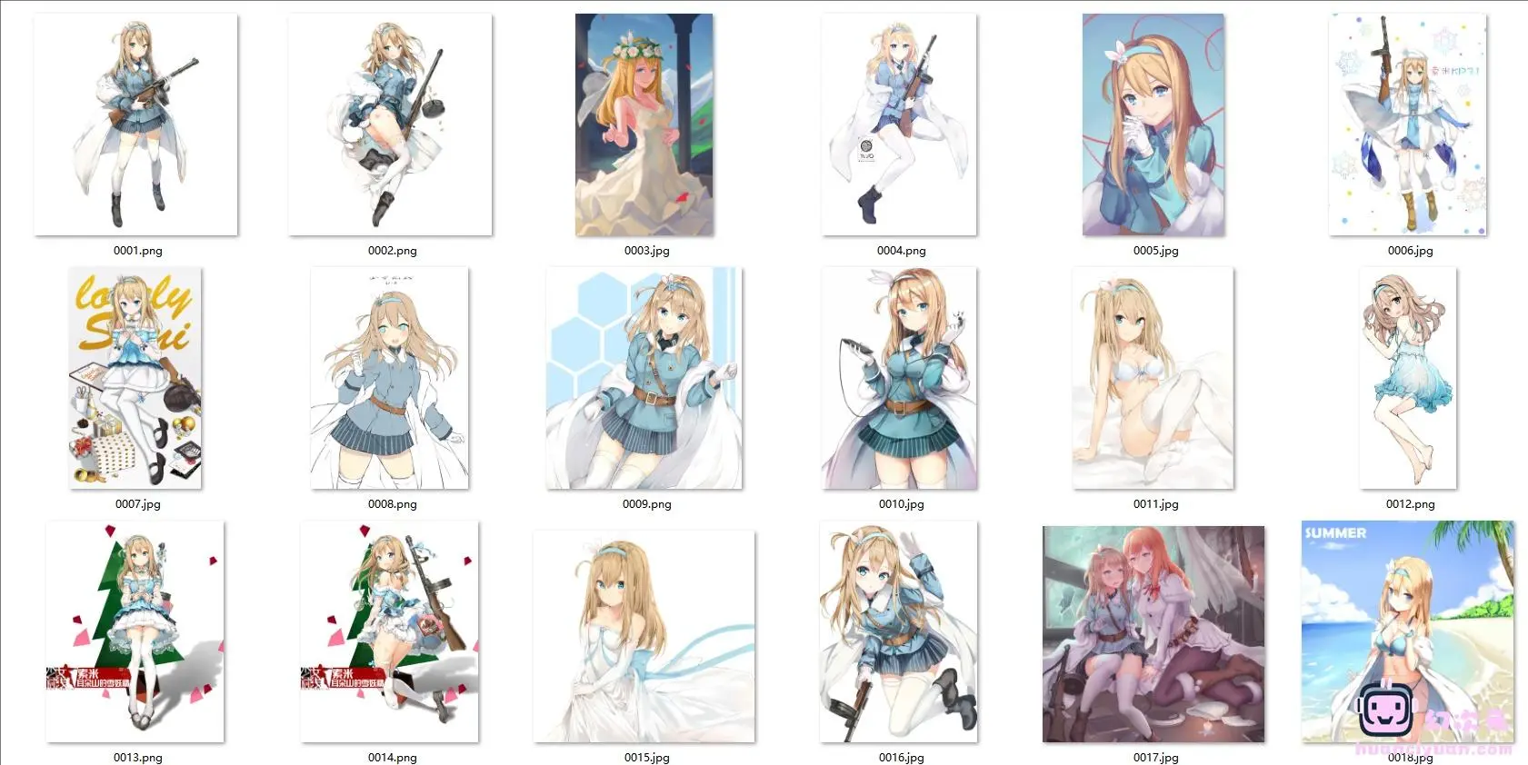 [少女前线]索米KP-31 高清图片CG包[218P]