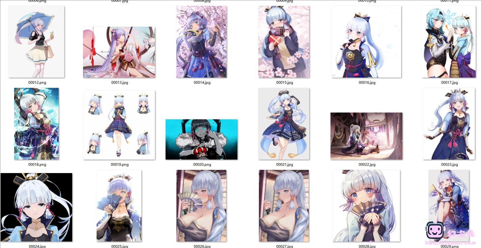 [原神]神里绫华 高清图片CG包[895P]