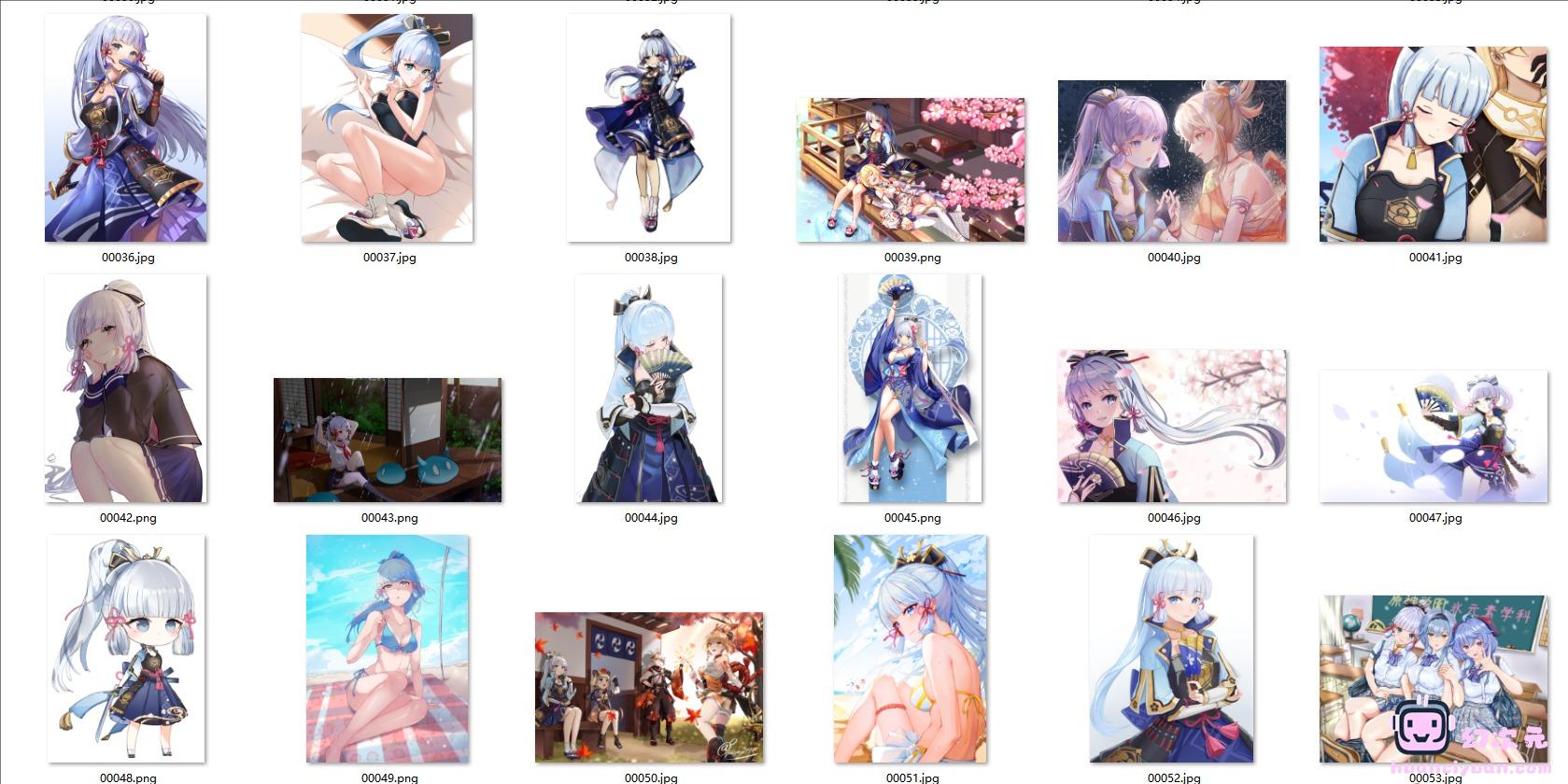 [原神]神里绫华 高清图片CG包[895P]