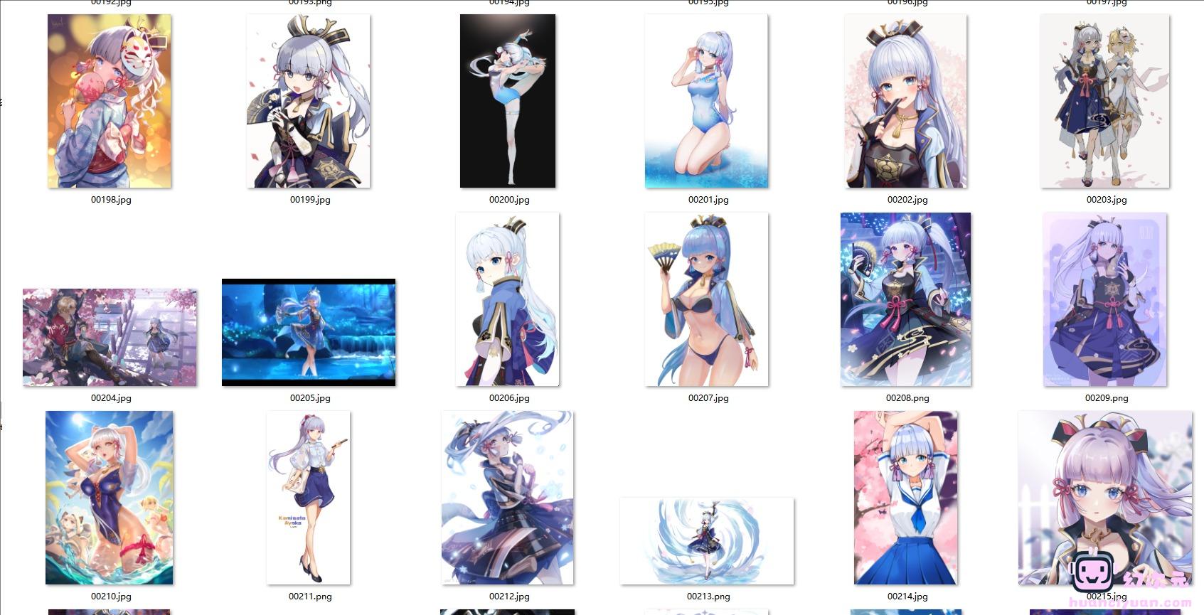 [原神]神里绫华 高清图片CG包[895P]