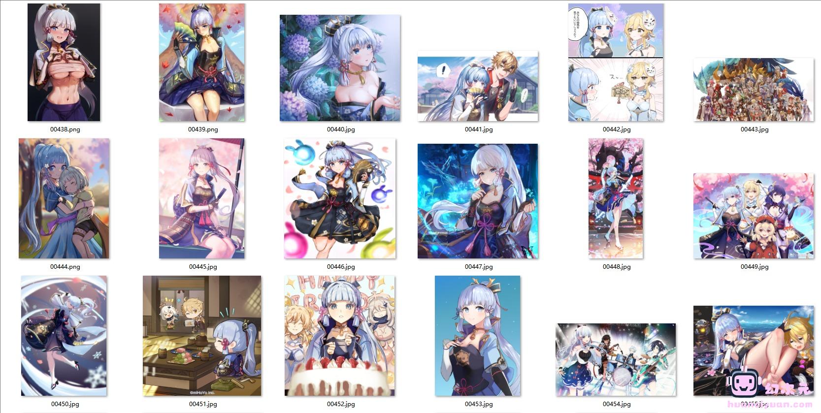 [原神]神里绫华 高清图片CG包[895P]