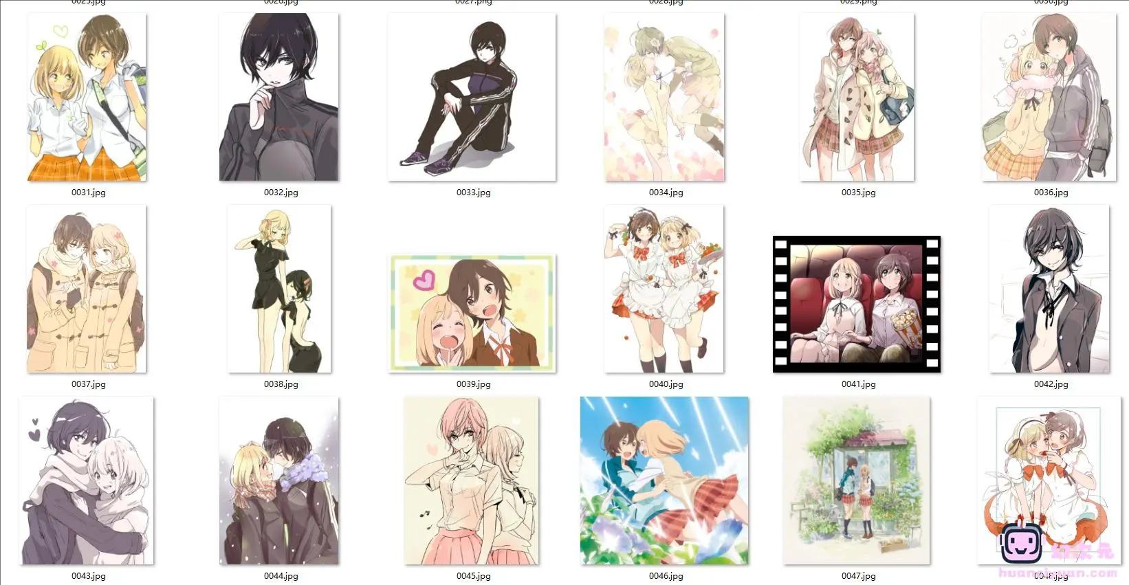 牵牛花与加濑同学。 高清图片CG包[110P]