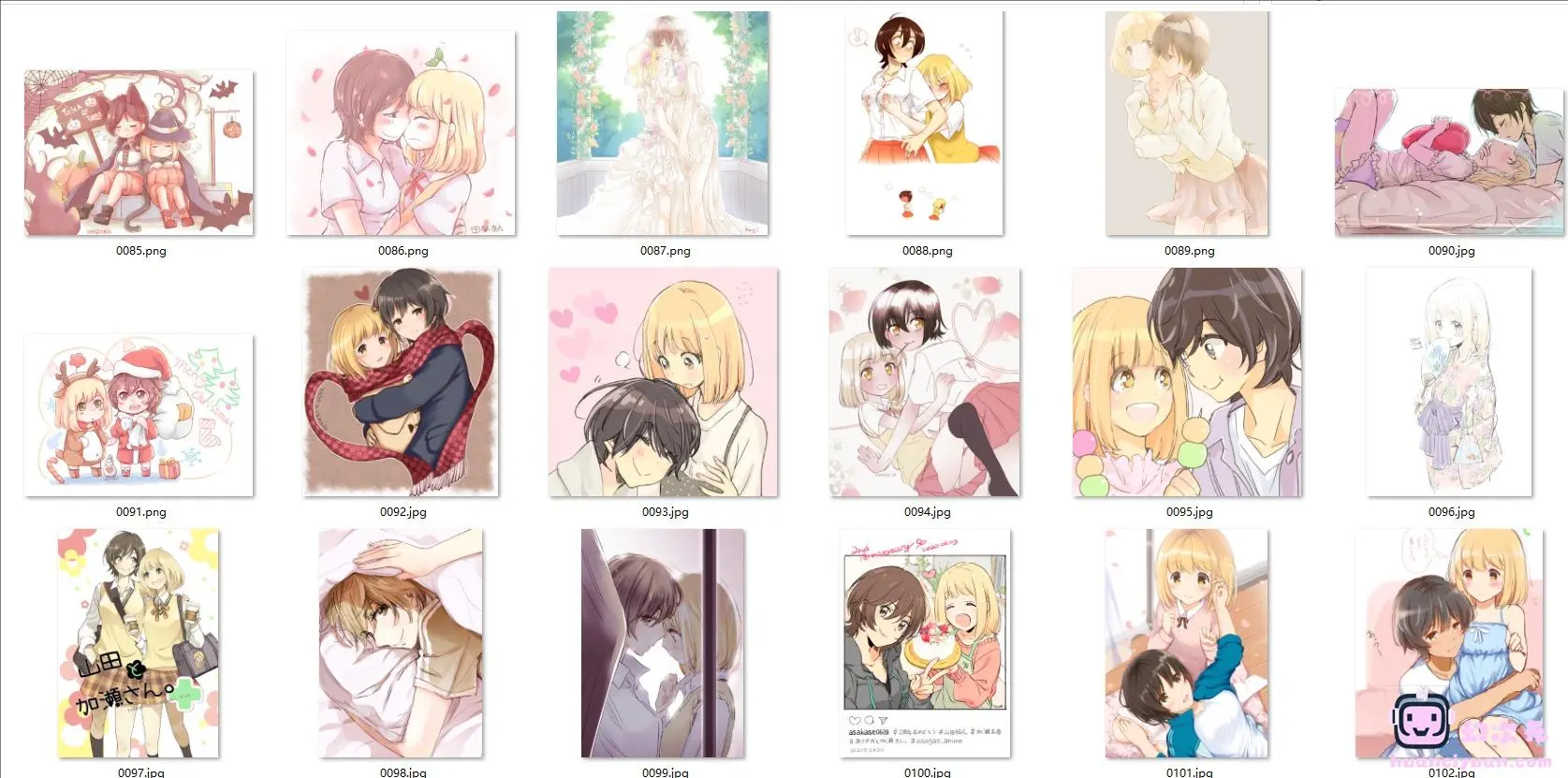 牵牛花与加濑同学。 高清图片CG包[110P]